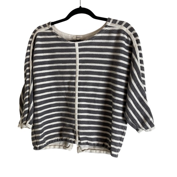Madewell Tops - Madewell Striped 100% Cotton Blouse size medium
